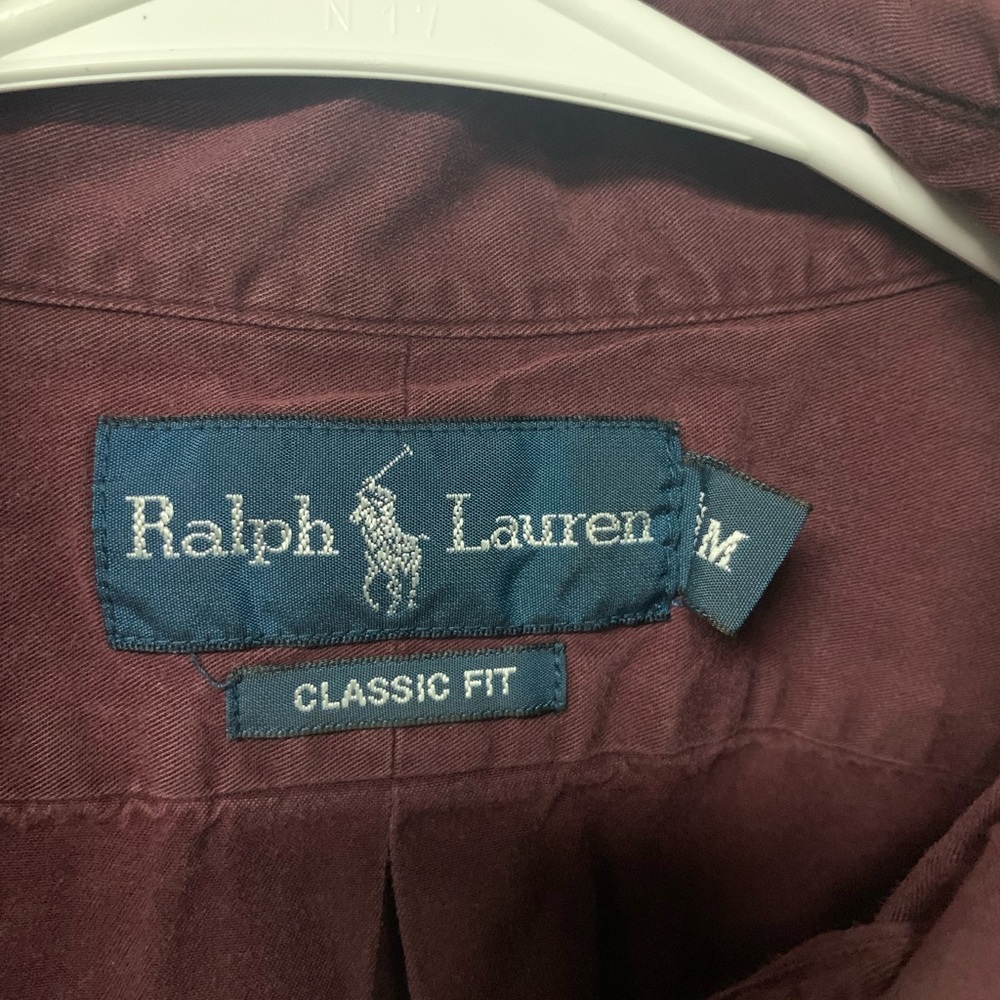 Ralph Lauren Classic Fit Button Front Shirt Medium